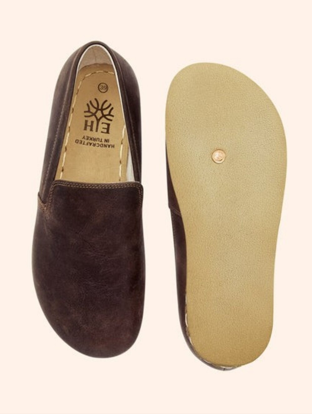 Earthing Harmony Handcrafted Leather Barefoot Loafers - Picture 5 of 11
